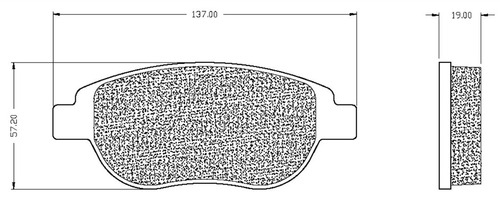 Juego De Pastillas De Freno Del. Citroen-c4 Picasso 1.8i 16v