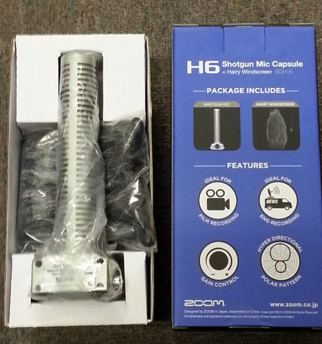 Microfono Zoom Shootgun Mono Para H6 Y H5 Nuevo Con Garantia