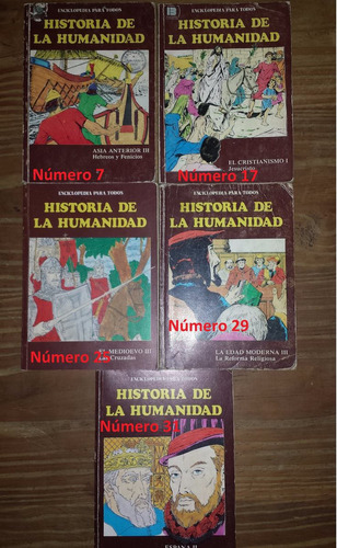 Historia De La Humanidad. Canal B. 5 Números X Unidad