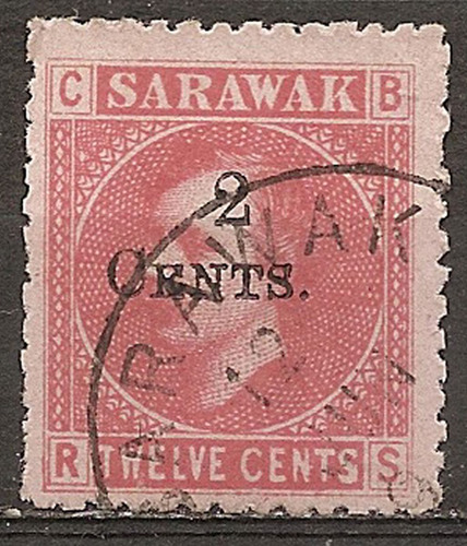 Sarawak Oficina Inglesa Yv 28 Catálog Marca U$10 Muy Escaso 