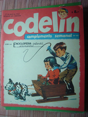 Codelin 40 21/4/62 Revista Infantil Codex Educación