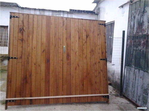 Portones De Madera A Medida Desde El Precio Aprox Al M2