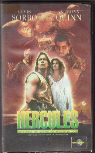 Vhs Hercules E O Labirinto Do Minotauro, Kevin Sorbo