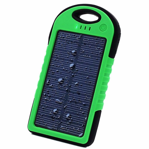 Cargador Solar Bateria 5000 Mah Dual Usb Excursión Outdoor