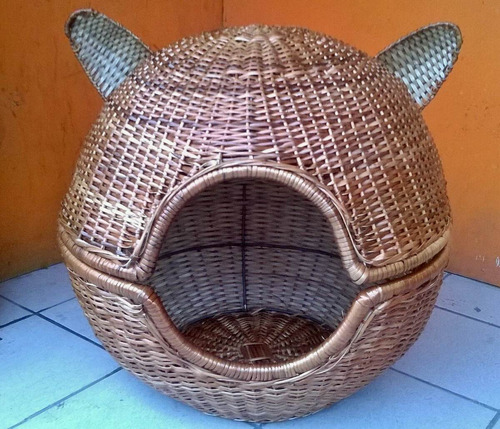 Cama Para Gatos De Mimbre