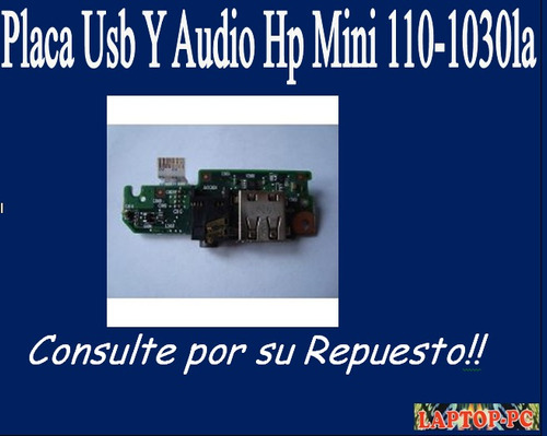 Placa Usb Y Audio Hp Mini 110-1030la