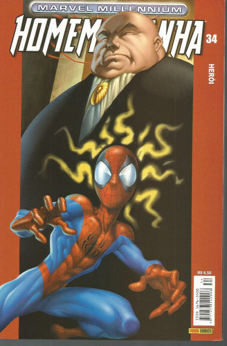 Homem-aranha Marvel Millennium 34 Panini Bonellihq Cx188 M20