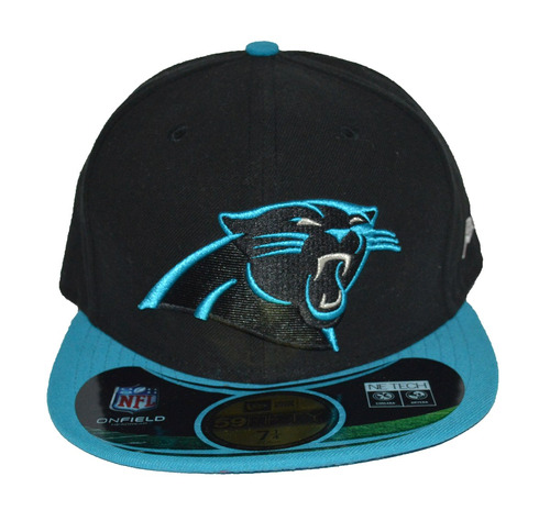 Boné New Era Aba Reta Fechado 5950 Nfl Carolina Panthers