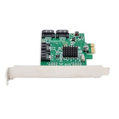 Io Cresta De 4 Puertos Sata Iii Pci-e 2.0 X1 De La Tarjeta C