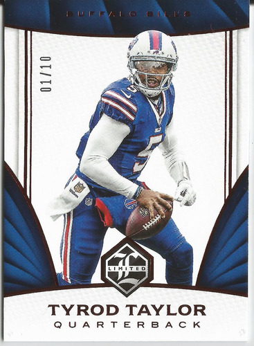 2016 Panini Limited Ruby Base Parallel Tyrod Taylor 1/10 Qb