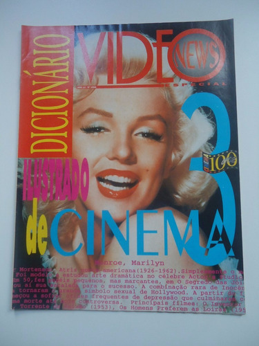 Revista Dicionário Ilustrado De Cinema Nº 3 Video News