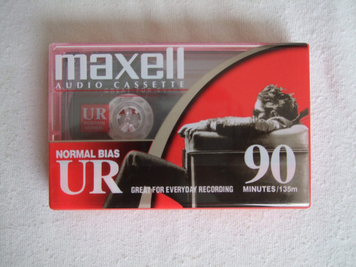 Audio Cassette Maxell Ur 90 Minutos Tipo I Normal