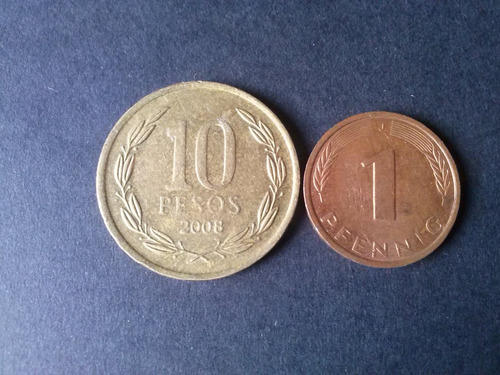 Moneda Alemania Federal 1 Pfenning 1977 Ceca J Bronce (c28)