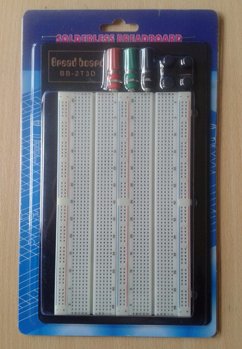 Protoboard 2 Regletas Con Base Metalica