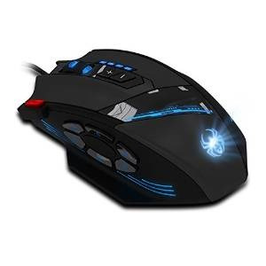 Programable Zelotes C-12 Gaming Mouse, Afunta Ratón Láser Pa