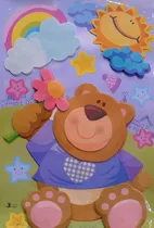 Comprar Vinil Vinilos Viniles Oso Sticker Infantiles 3d Pack De Dos