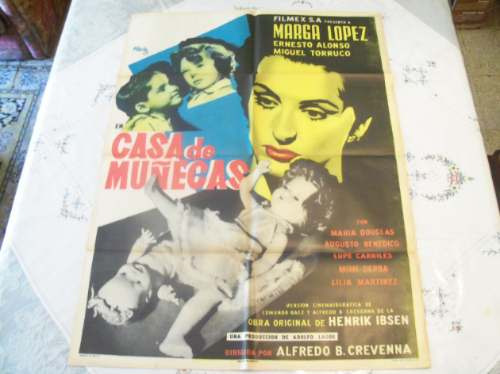 Poster Original Casa De Muñecas Marga Lopez Joseph Renau '54