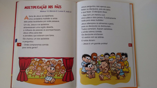 Imagem 5 de 6 de Minha Primeira Bíblia Com A Turma Da Mônica Média Criança