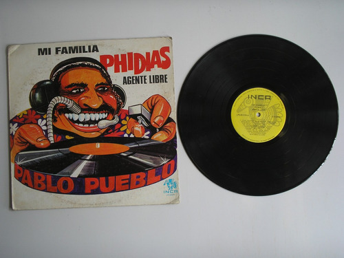 Lp Vinilo Mi Familia Phidias Agente Libre Prin-venezuela1977