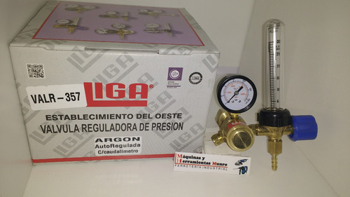 Valvula Autoregulada P/ Argon - Atal C/ Caudalimetro Liga357