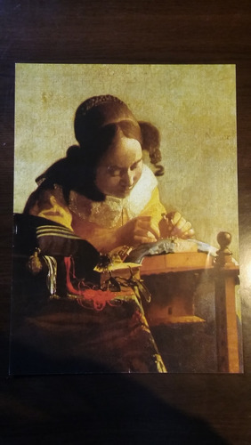 Lamina 39x28,5 Cm Jan Vermeer Van Delft