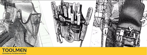 Imagen 3 de 5 de Cinturon Reforzado Toolmen T35 Especial Porta Herramientas