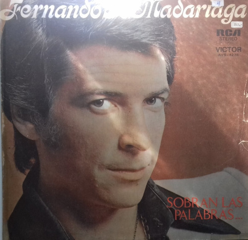 Fernando De Madariaga Sobran Las Palabras 1974 Lp Pvl