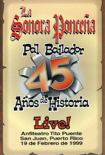 Sonora Ponceña 45 - 50 - 55 Aniversario En Vivo Dvd