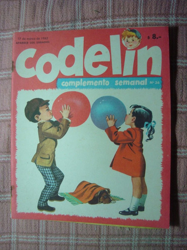 Codelin 36 Revista Infantil Codex 17/3/62 Educación