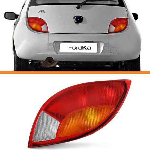 Lanterna Traseira Ford Ka 97 98 99 00 01 02tricolor Direito