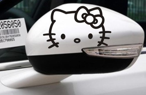 Stickers Hello Kitty Para Pegar En Tus Espejos!!