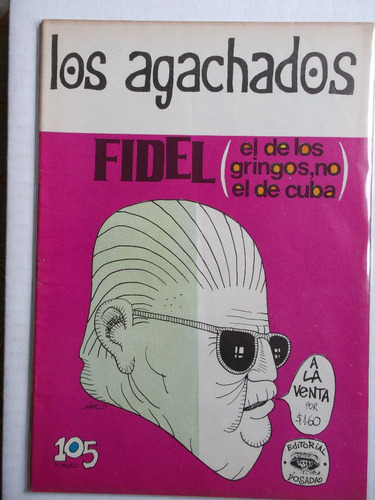 Los Agachados De Rius # 105 Editorial Posada Noviembre 1972