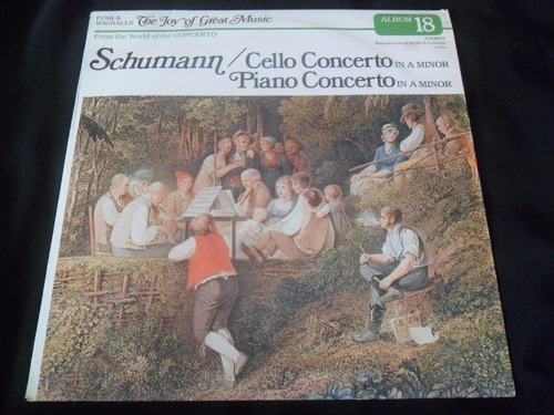 Vinilo Lp Schumann Concierto En Cello En Mi Menor