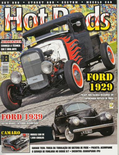 Hot Rods Nº49 Ford Pick-up 1929 Coupe 1939 Chevrolet Camaro