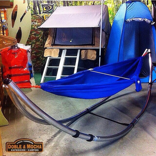 Soporte Transportable Con Hamaca Para Camping