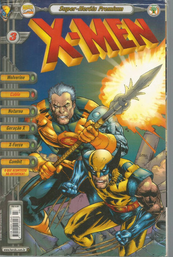 X-men Super-herois Premium 03 - Abril - Bonellihq Cx252 R20
