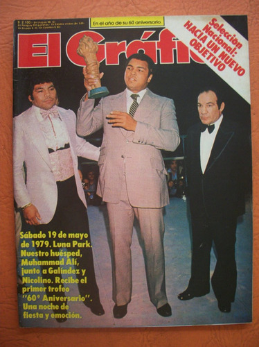 El Grafico 3111 22/5/1979 Muhammad Ali Galindez Nicolino (Usado)