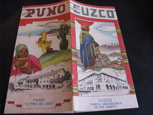 Burun Danga: Brochure Folleto Cusco Peru B1-b9 Bhh