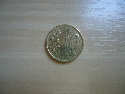 Moeda Grecia 10 Cent Euro De 2002  Catalogo Km# 184