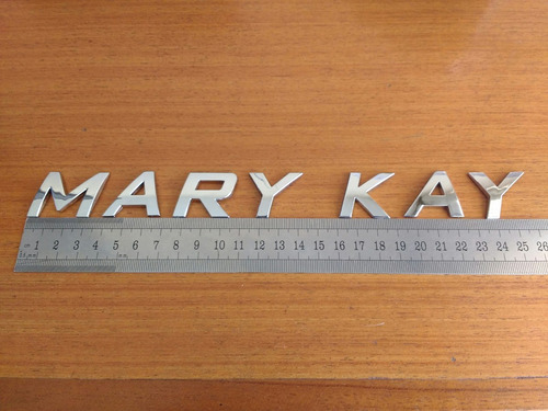 Emblema Mary Key Cromado 2,60cm Italico Auto Colante