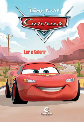 Livro Para Ler E Colorir Carros Disney Lembrancinha
