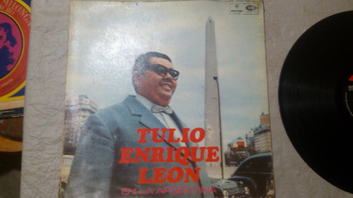 Disco Vinilo Lp Tulio Enrique Leon En La Argentina