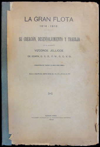 La Gran Flota Su Creación, Desenvolvimiento  1919 48n 248