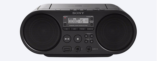 Radio Grabadora Sony Zs-ps50 Am/fm Usb Cd Mp3 Wma Audio 1x1