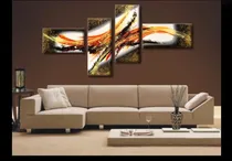 Comprar Cuadros Modernos Trípticos-polípticos Abstractos,en Tela