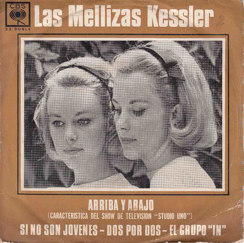 Mellizas Kessler Twins Ep Foto En Cover  Uruguay Vinilo