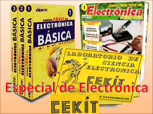 Cursos Electrónica Cekit: Mr. Electrónico/ Básica/ Moderna