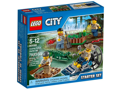 Lego City Swamp Police Policía Del Pantano 60066 78 Pcs