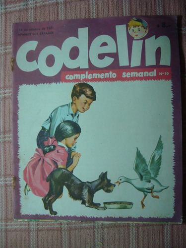 Codelin 19 14/10/61 Revista Infantil Codex Educación