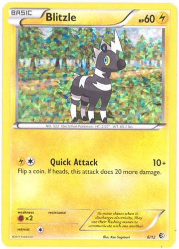 Pokemon Blitzle Holofoil Promo Mc Donalds Tcg Frete Incluso